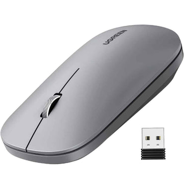 Ugreen Souris Sans Fil 24Ghz 10M Gris Clair 90373 — Connecto au Maroc | Connecto.ma