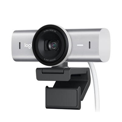Webcam Logitech Mx Brio 4K Ultra Hd Pale Grey 960 001554 — Logitech au Maroc | Connecto.ma