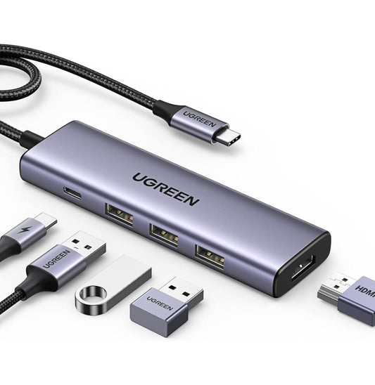 Ugreen Hub Usb C 5 En 1 15596 — Connecto au Maroc | Connecto.ma