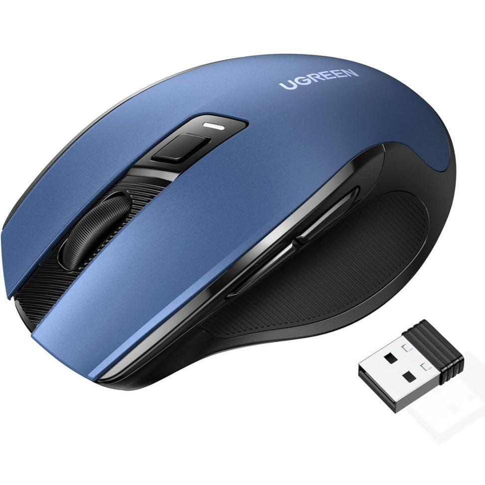 Ugreen Souris Sans Fil Design Egr 24 Ghz 15M Bleu 15064 — Connecto au Maroc | Connecto.ma