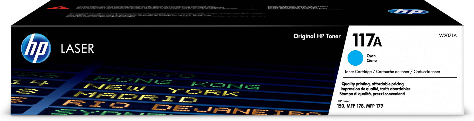 Hp 117A Cyan W2071A Toner Hp Laserjet Dorigine — HP au Maroc | Connecto.ma