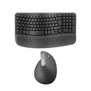 Ensemble Logitech Ergonomique Clavier Wave Keys Souris Mx Vertical — Logitech au Maroc | Connecto.ma