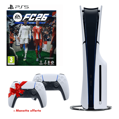 Sony Pack Console Playstation 5 Slim 1To Ea Sports Fc 26 Manette Offerte Cfi 2116A01Y M — Sony au Maroc | Connecto.ma