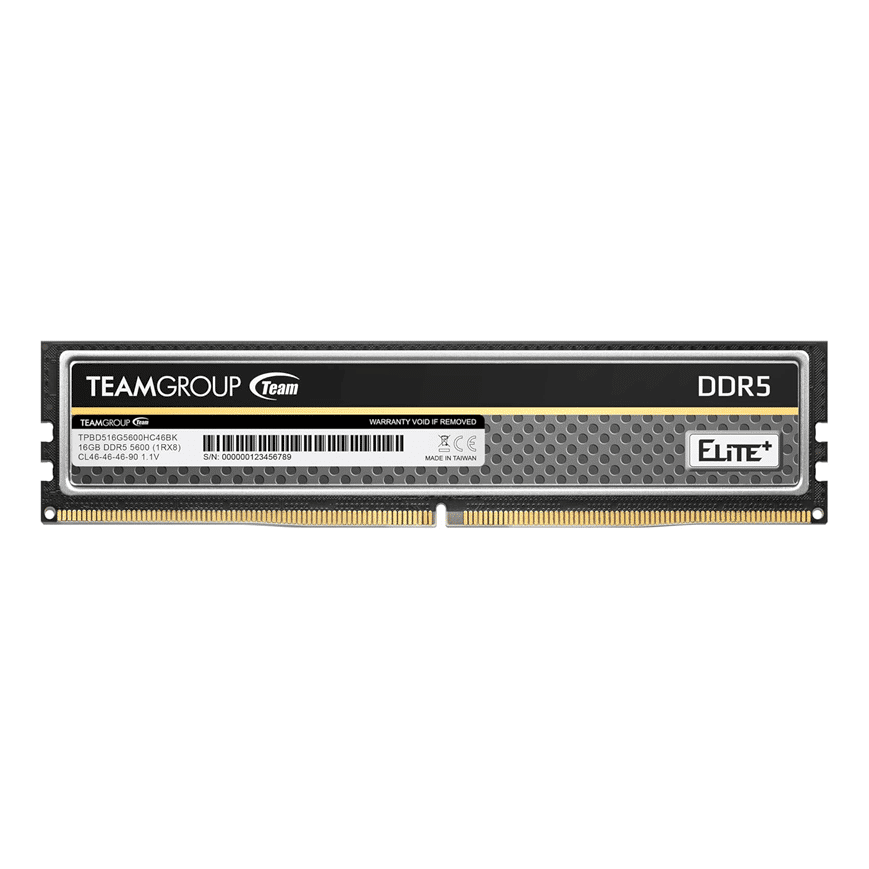 Barrette Memoire De Bureau Uddim Ddr5 Team Elite 16 Go 5600 Cl46 Ted516G5600C4601 — Connecto au Maroc | Connecto.ma
