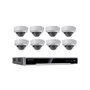 Hikvision Kit Videosurveillance 8 Cameras Domes Ir7Anmrtt1Is — Hikvision au Maroc | Connecto.ma
