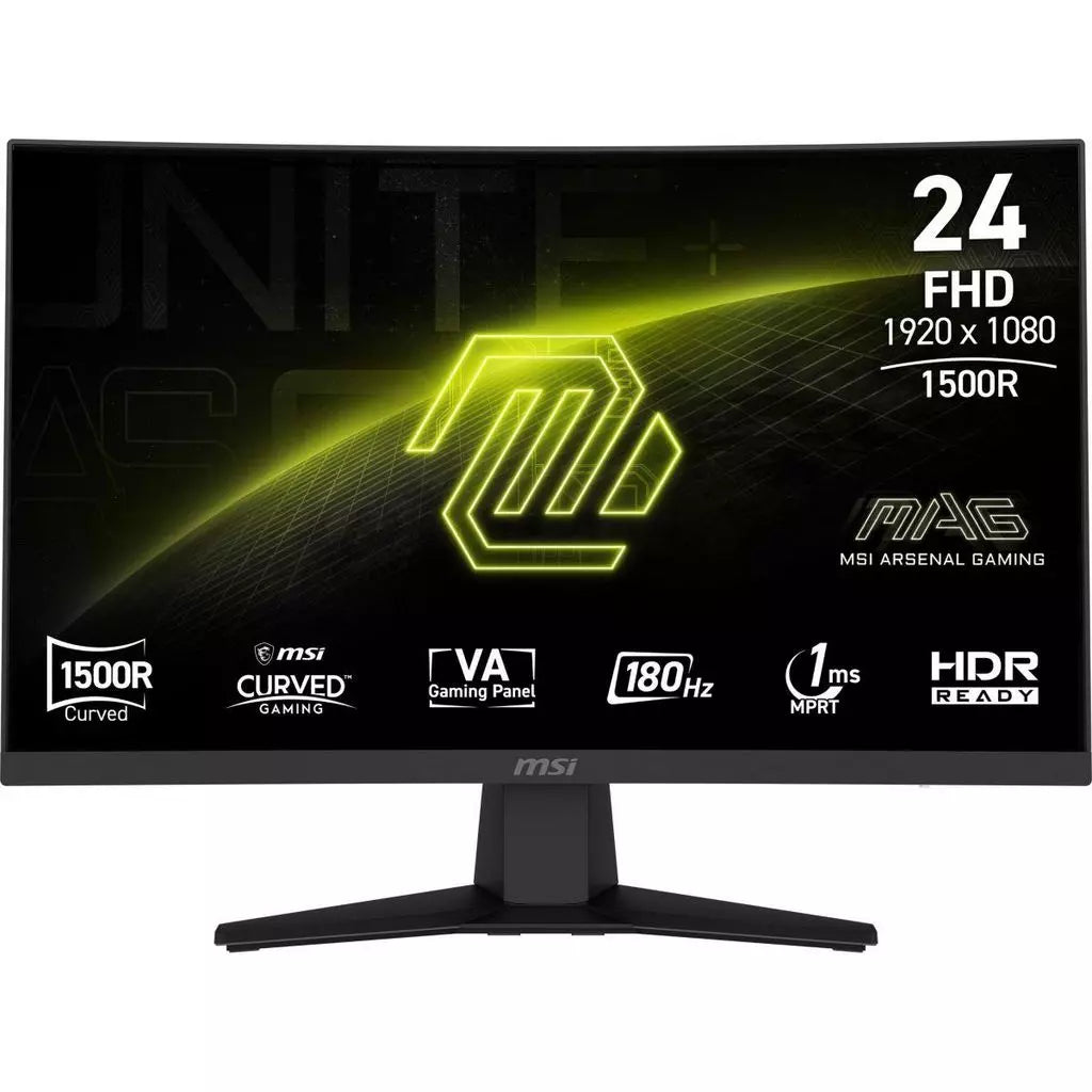 Msi Ecran Pc Gamer Mag 244C 24 Va 4711377259156 01 — MSI au Maroc | Connecto.ma