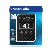 Verbatim Disque Dur Externe 2 5 4Tb Usb 3 0 Noir 053223 833 — Verbatim au Maroc | Connecto.ma