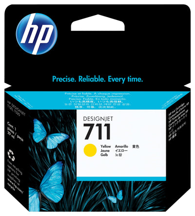 Cartouche Dencre Hp Design Jet 711 29 Ml Yellow Cz132A — HP au Maroc | Connecto.ma