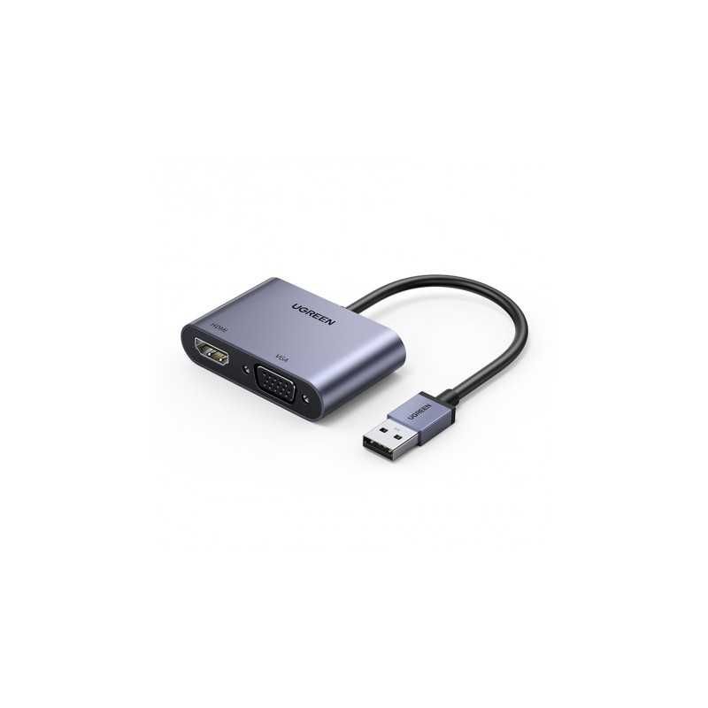 Adaptateur Ugreen Usb A 3 0 Male Vers Hdmi Vga 20518 — Connecto au Maroc | Connecto.ma