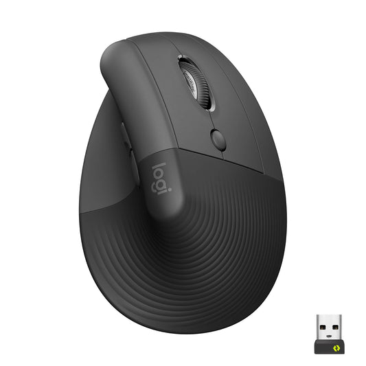 Souris Sans Fil Bluetooth Logitech Lift Graphite Ergonomique Droitier 910 006473 — Logitech au Maroc | Connecto.ma