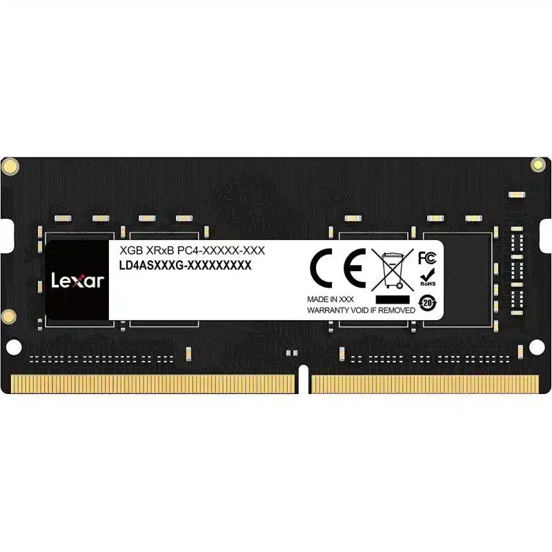 Barrette Memoire Ram Lexar So Dimm 8Gb Ddr4 3200 Mhz Ld4As008G B3200Gsst — Connecto au Maroc | Connecto.ma