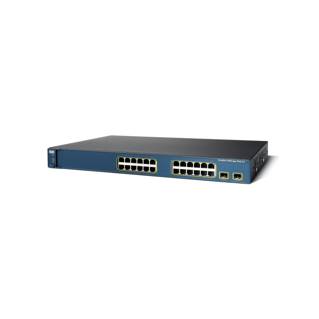 Cisco Switch Catalyst 3560 24 10 100 Poe 2 Sfp Ipb Image Ws C3560 24Ps S — Cisco au Maroc | Connecto.ma