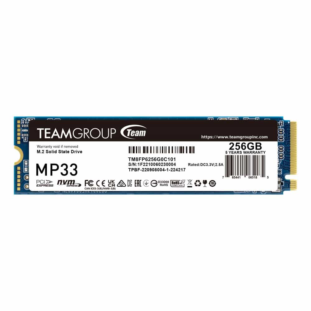 Disque Dur Ssd Nvme Team Group 256 Gb Tm8Fp6256G0C101 — Connecto au Maroc | Connecto.ma