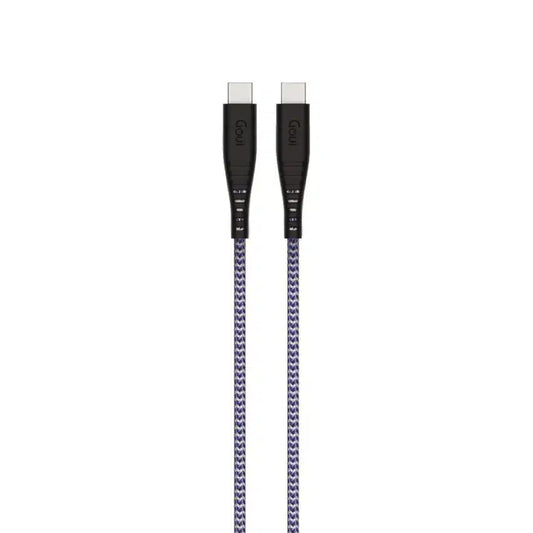 Goui Flex Cable Type C Vers Type C 15 M 60W Bleu Fonce G Ntca15 60Wb — Connecto au Maroc | Connecto.ma