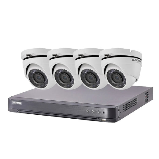Hikvision Kit Video Surveillance Turbo Hd 4 Cameras Dome Hik 4Dom Thd 002