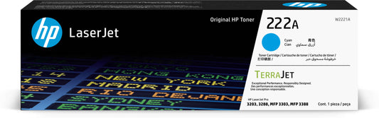 Toner Hp Laserjet 222A Cyan W2221A — HP au Maroc | Connecto.ma