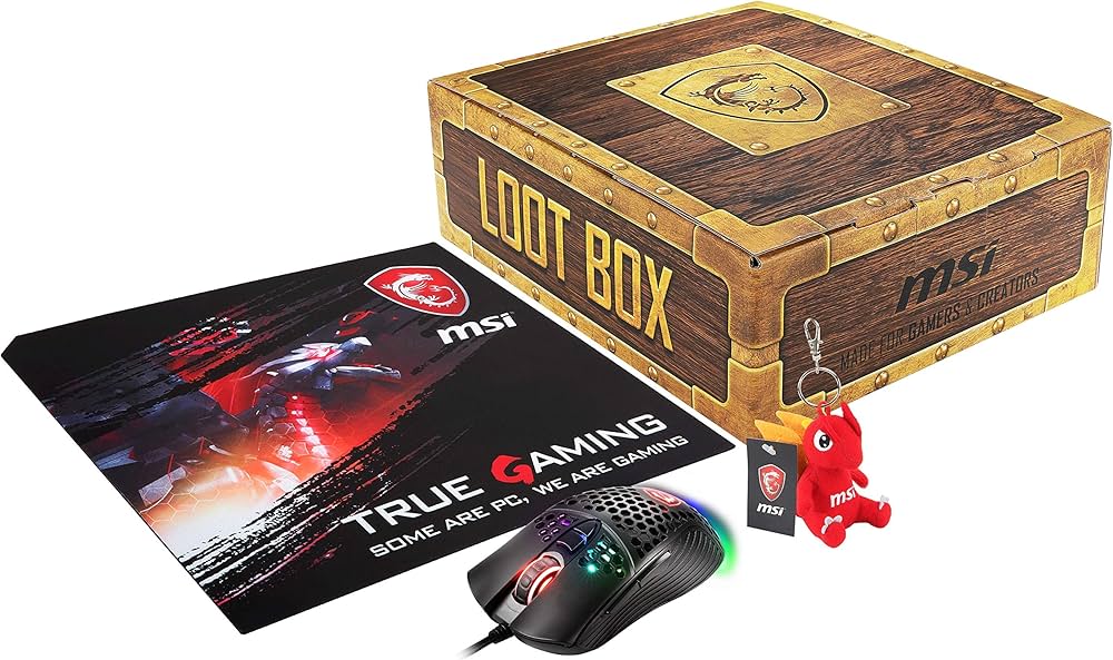 Msi Loot Box Pack Level 1 Souris Gamer Avec Fil Msi Tapis De Souris Msi Porte A Cle Dragon Doll — MSI au Maroc | Connecto.ma