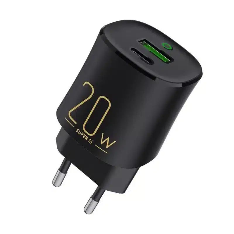Chargeur Itel Icw 201E Noir 20W Charge Rapide — Connecto au Maroc | Connecto.ma