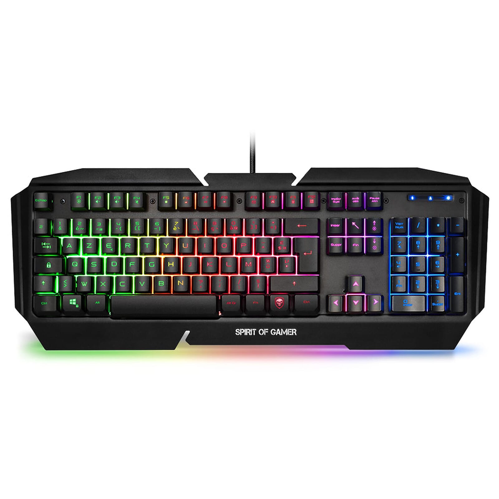 Clavier Avec Fil Gamer Spirit Of Gamer Pro K5 Semi Mecanique Rgbpro K5 — Connecto au Maroc | Connecto.ma