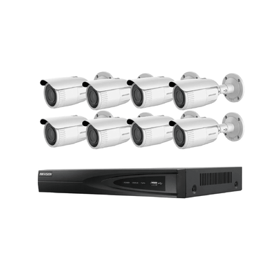 Hikvision Kit Videosurveillance 8 Cameras Bullet Irnmgcz4Pxis — Hikvision au Maroc | Connecto.ma