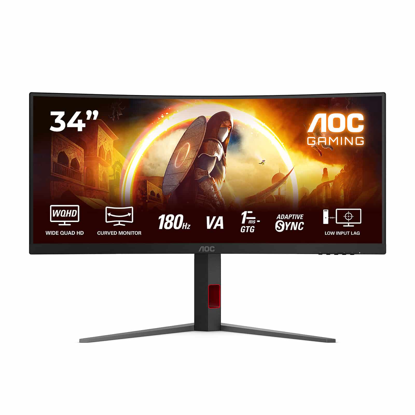 Aoc Moniteur Gamer Incurve Cu34G4 34 219 Va 180Hz Cu34G4 — Connecto au Maroc | Connecto.ma