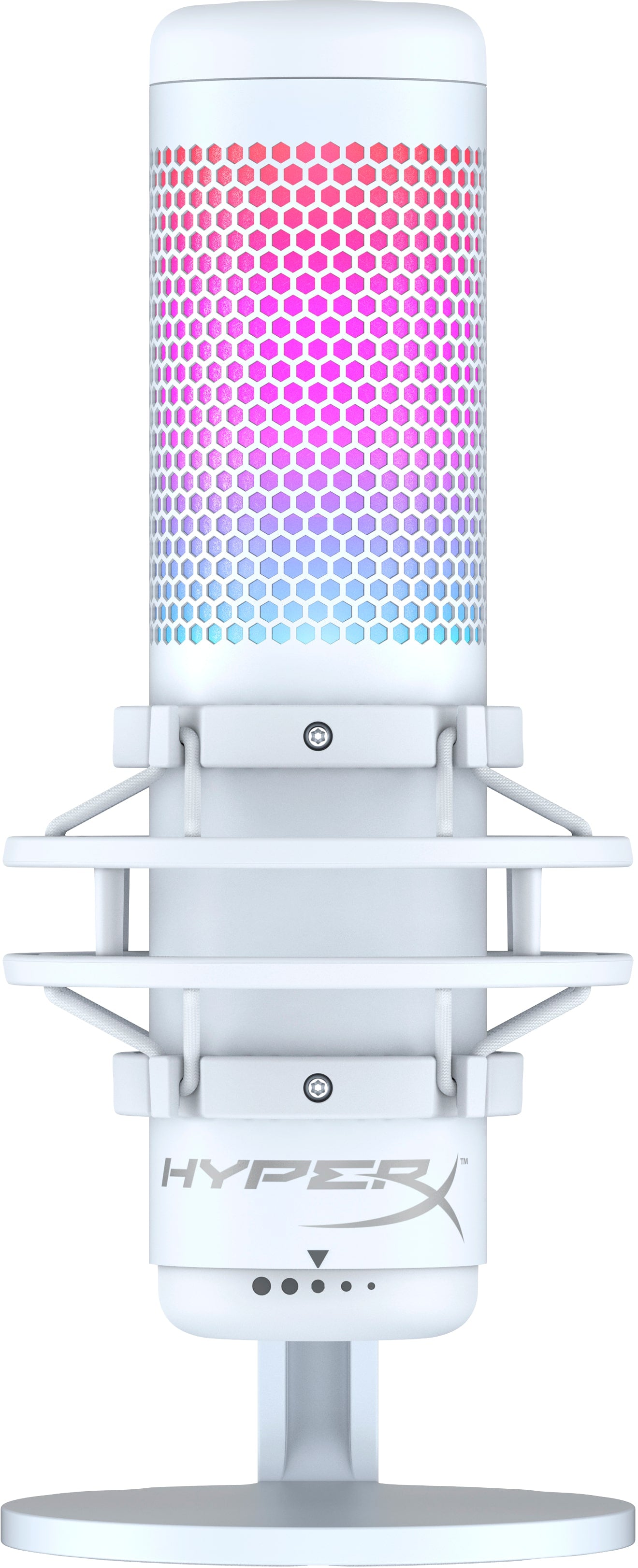 Microphone Usb Hyperx Quadcast S Blanc 519P0Aa — HyperX au Maroc | Connecto.ma