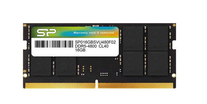 Barette Memoire Silicon Power 16 Gb Ddr5 4800 Cl40 Sodim Sp016Gbsvu480F02 — Connecto au Maroc | Connecto.ma