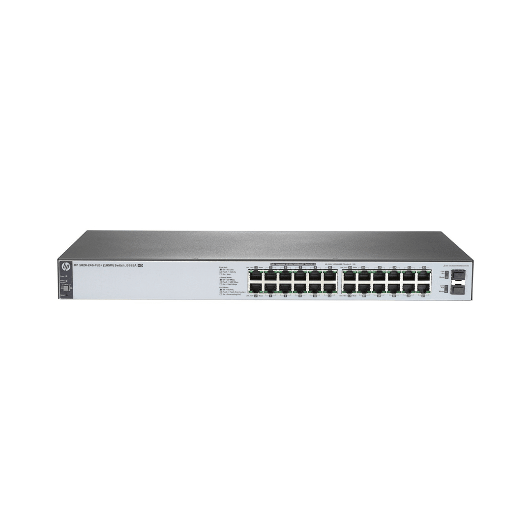 Hp Switch Administrable Hp 1820 24G Poe J9983A — HP au Maroc | Connecto.ma