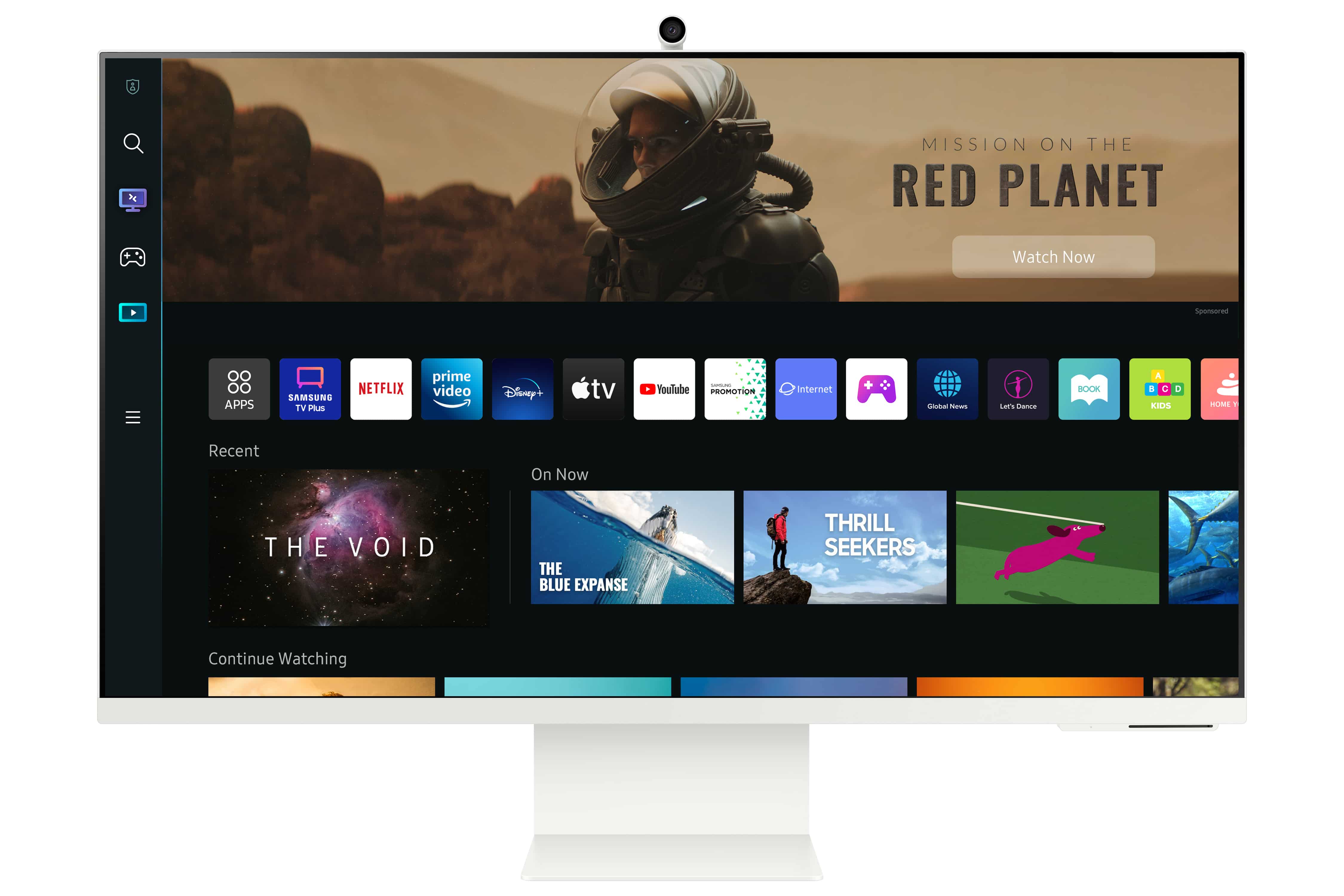 Ecran Intelligent 32 Uhd Samsung Serie 8 Uhd 4K Ls32Bm801Umxzn — Samsung au Maroc | Connecto.ma