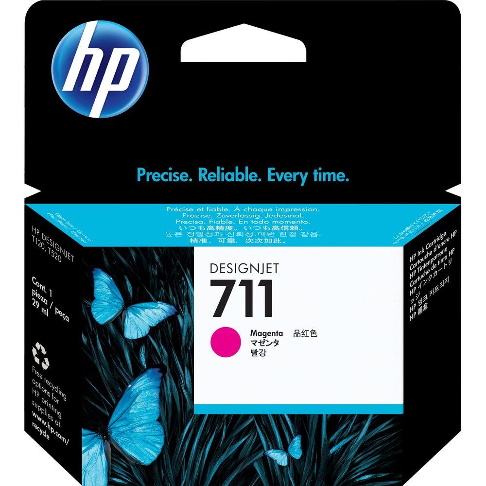 Cartouche Dencre Hp Design Jet 711 Magenta 29 Ml Cz131A — HP au Maroc | Connecto.ma
