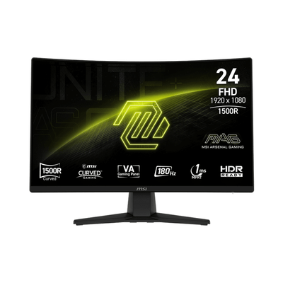 Msi Ecran Gaming Mag 242C 23 6 180Hz Incurve 4711377271110 01 — MSI au Maroc | Connecto.ma