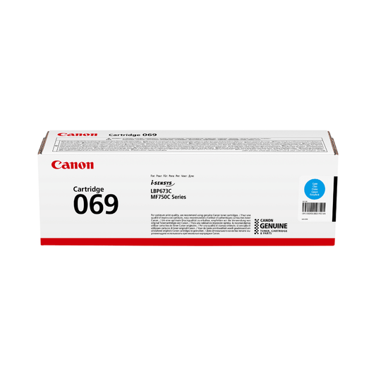 Canon Toner Dorigine 069 Cyan Nwc 5093C002Aa — Canon au Maroc | Connecto.ma