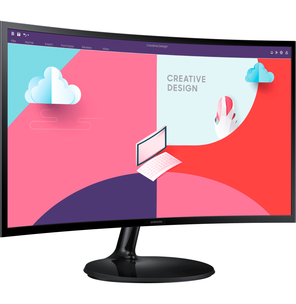 Samsung Essential S3 Curved Moniteur 27 Fhd Ls27C360Eamxzn — Samsung au Maroc | Connecto.ma