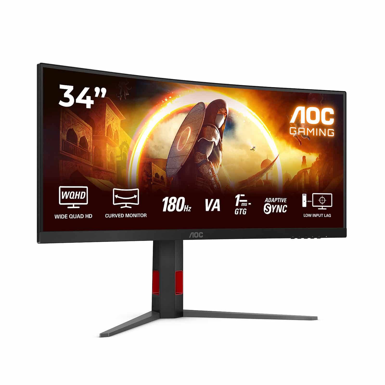Aoc Moniteur Gamer Incurve Cu34G4 34 219 Va 180Hz Cu34G4 — Connecto au Maroc | Connecto.ma
