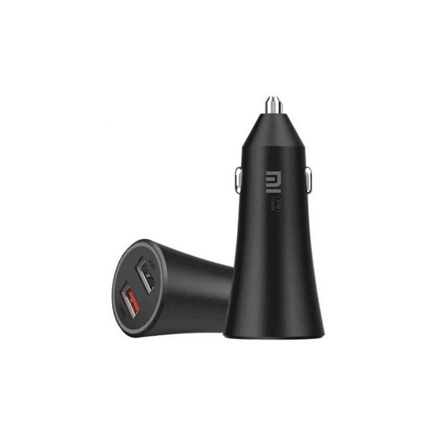 Chargeur De Voiture Mi Dual Port 37W Universel Noir — Connecto au Maroc | Connecto.ma