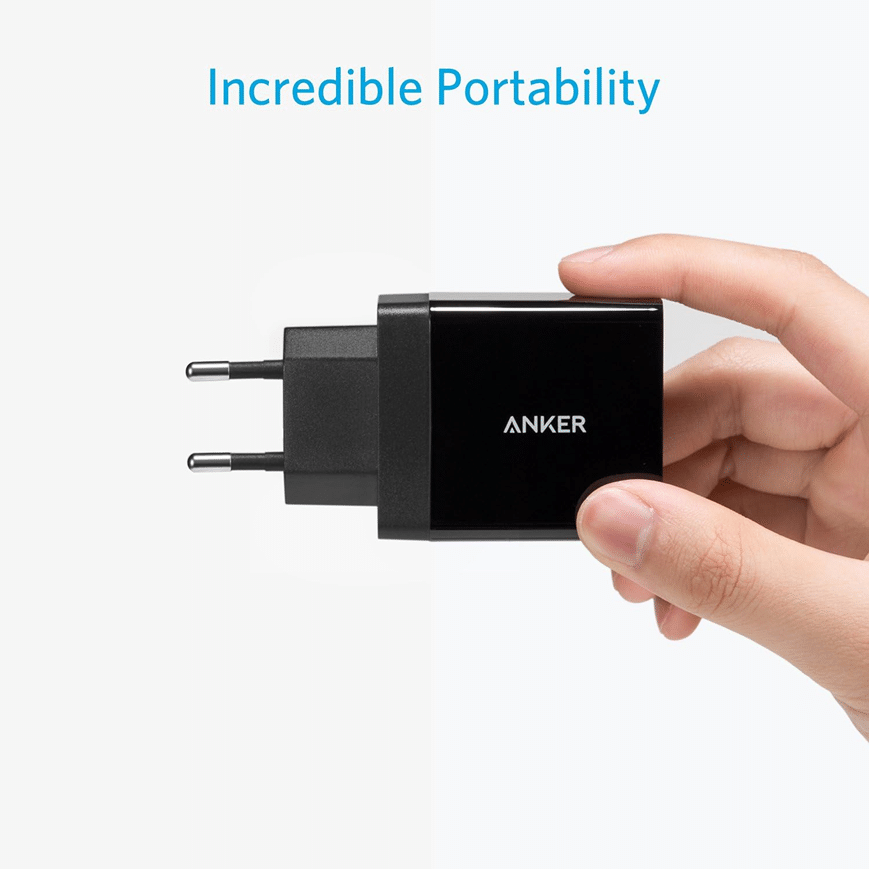 Anker Chargeur Power Iq Avec 2 Sorties Usb A2013L11 — Anker au Maroc | Connecto.ma