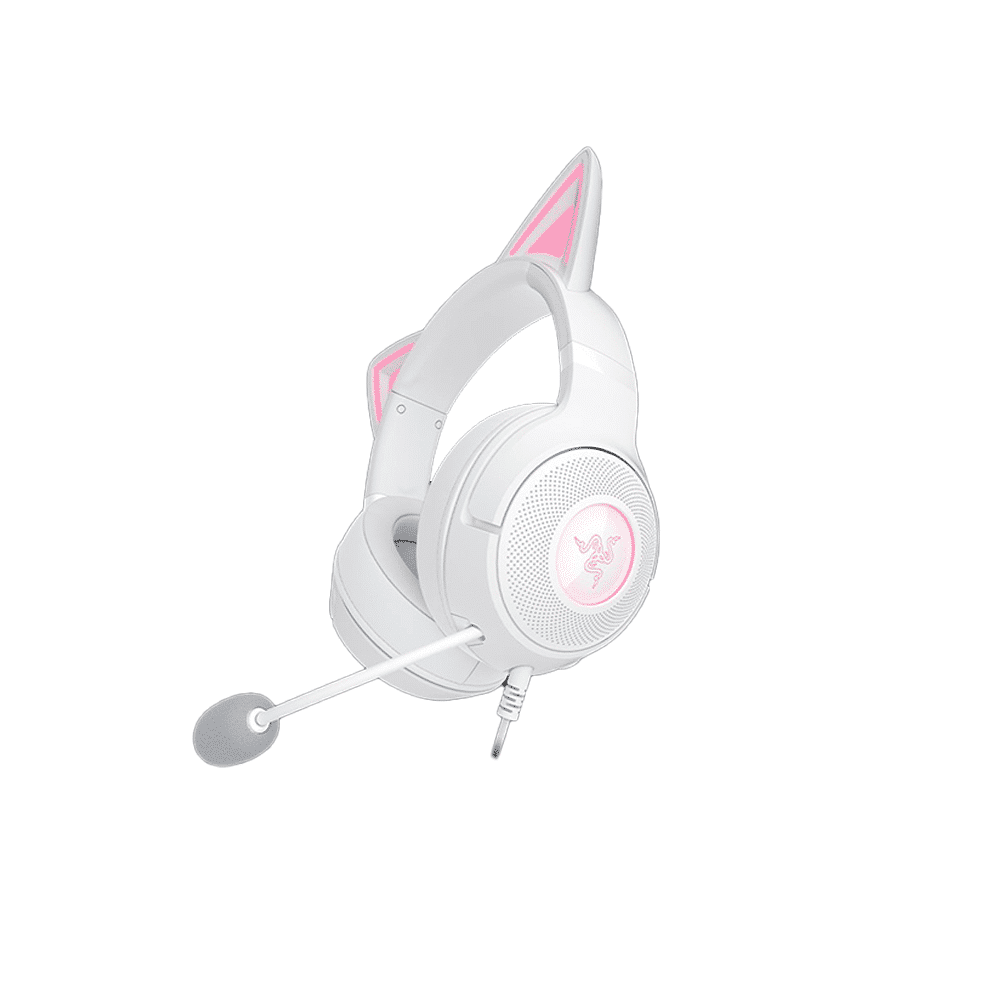Razer Kraken Kitty V2 Casque Gaming Blanc 8887910060971 — Razer au Maroc | Connecto.ma