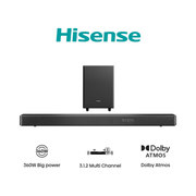 Hisense Barre De Son 3 1 2 Ch 360 W Dolby Atmos Ax3120G — Connecto au Maroc | Connecto.ma