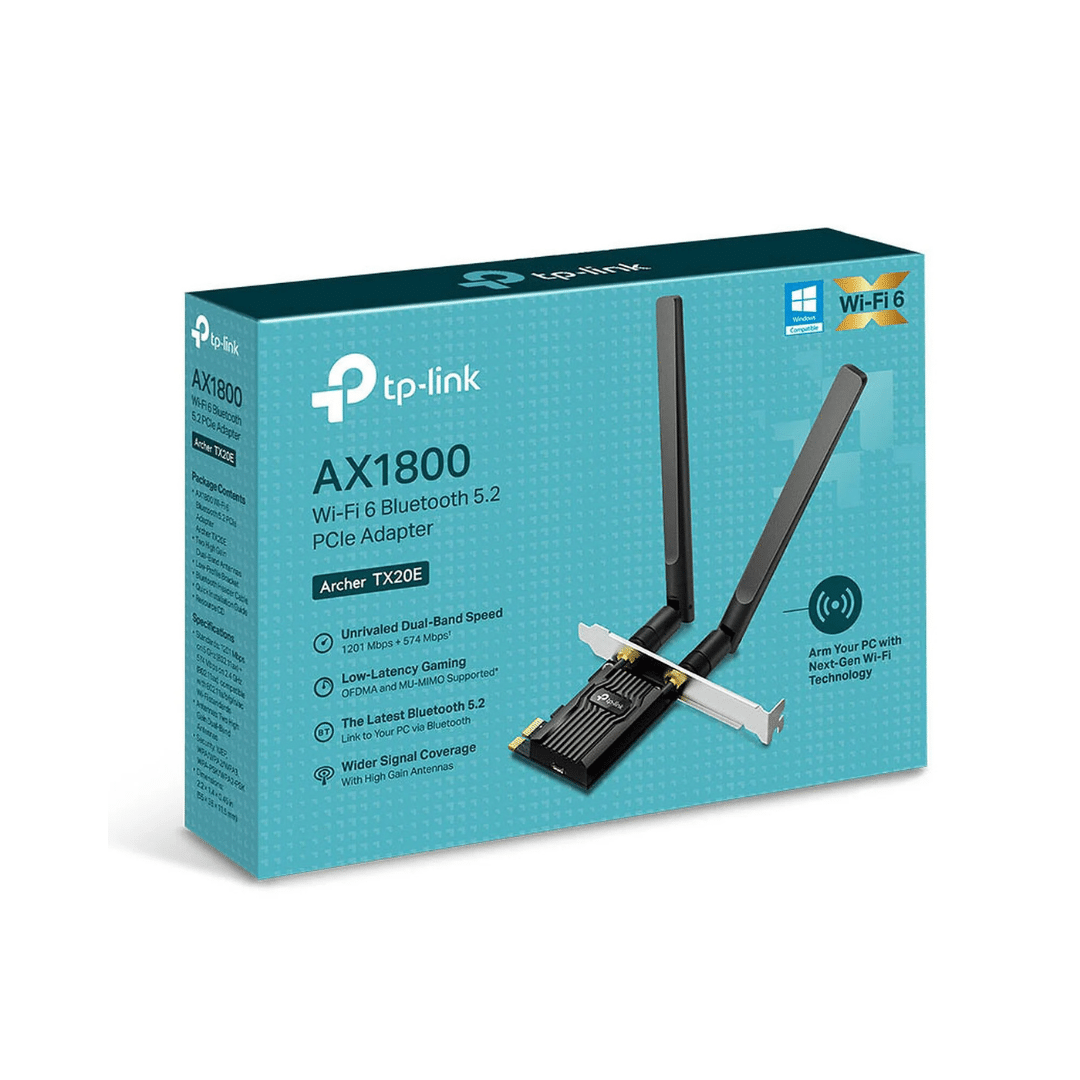 Tp Link Archer Tx20E Adaptateur Pcie Bluetooth 5 2 Wifi 6 Ax1800 Archer Tx20E — Connecto au Maroc | Connecto.ma