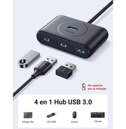 Ugreen Hub Usb 3 0 4 En 1 1M 20291 — Connecto au Maroc | Connecto.ma