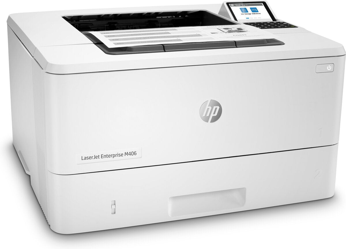Imprimante Laser Monochrome Hp Laserjet Enterprise M406Dn 3Pz15A — HP au Maroc | Connecto.ma