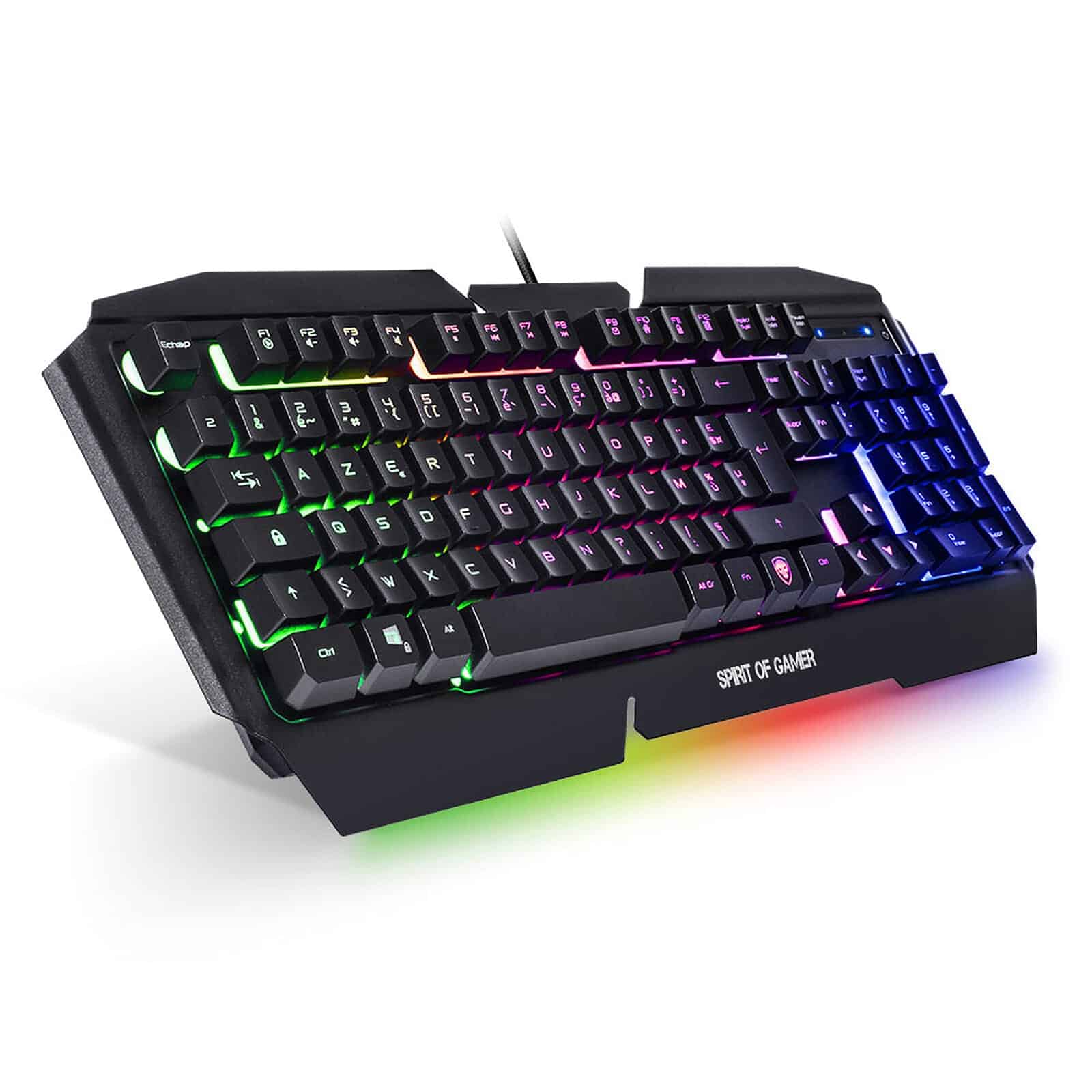 Clavier Avec Fil Gamer Spirit Of Gamer Pro K5 Semi Mecanique Rgbpro K5 — Connecto au Maroc | Connecto.ma