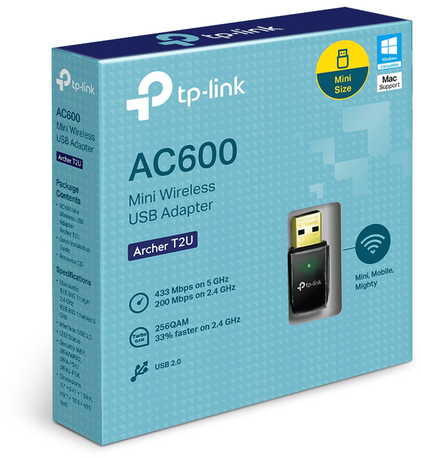 Adaptateur Usb Wi Fi Tp Link Ac600 Double Bande Archert2U — Connecto au Maroc | Connecto.ma