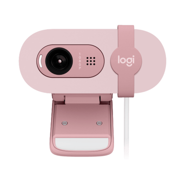 Logitech Webcam Brio 100 Full Hd Rose 960 001623 — Logitech au Maroc | Connecto.ma