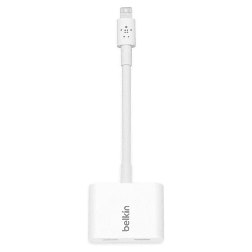 Belkin Lightning Audio Charge Rockstar F8J198Btwht — Belkin au Maroc | Connecto.ma