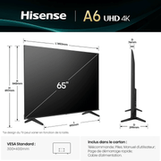 Hisense Televiseur 65 Smart Tv Uhd 65A6N — Connecto au Maroc | Connecto.ma