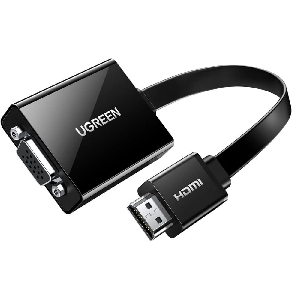 Ugreen Adaptateur Hdmi Vers Vga Avec Audio 40248 — Connecto au Maroc | Connecto.ma