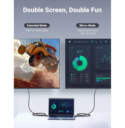 Ugreen Cable Displayport Male Vers Hdmi Male 15 Metre 10239 — Connecto au Maroc | Connecto.ma