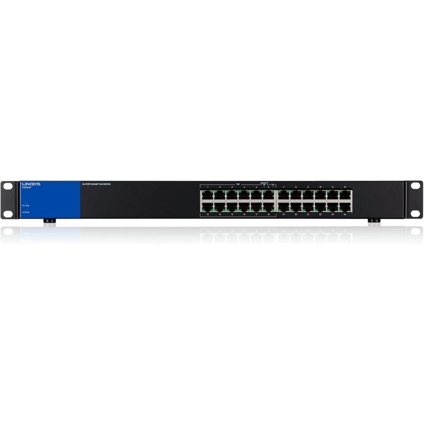 Switch Poe Linksys 24 Ports Gigabit Business A Monter Sur Rack Lgs124P Eu — LG au Maroc | Connecto.ma