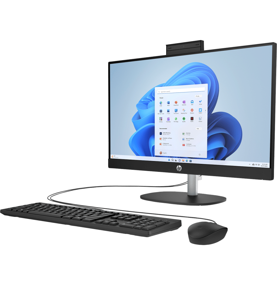Hp Aio 24 I5 1335U 23 8 Fhd 8Go 512Go Ssd W11H Touch Jet Black 12M — HP au Maroc | Connecto.ma